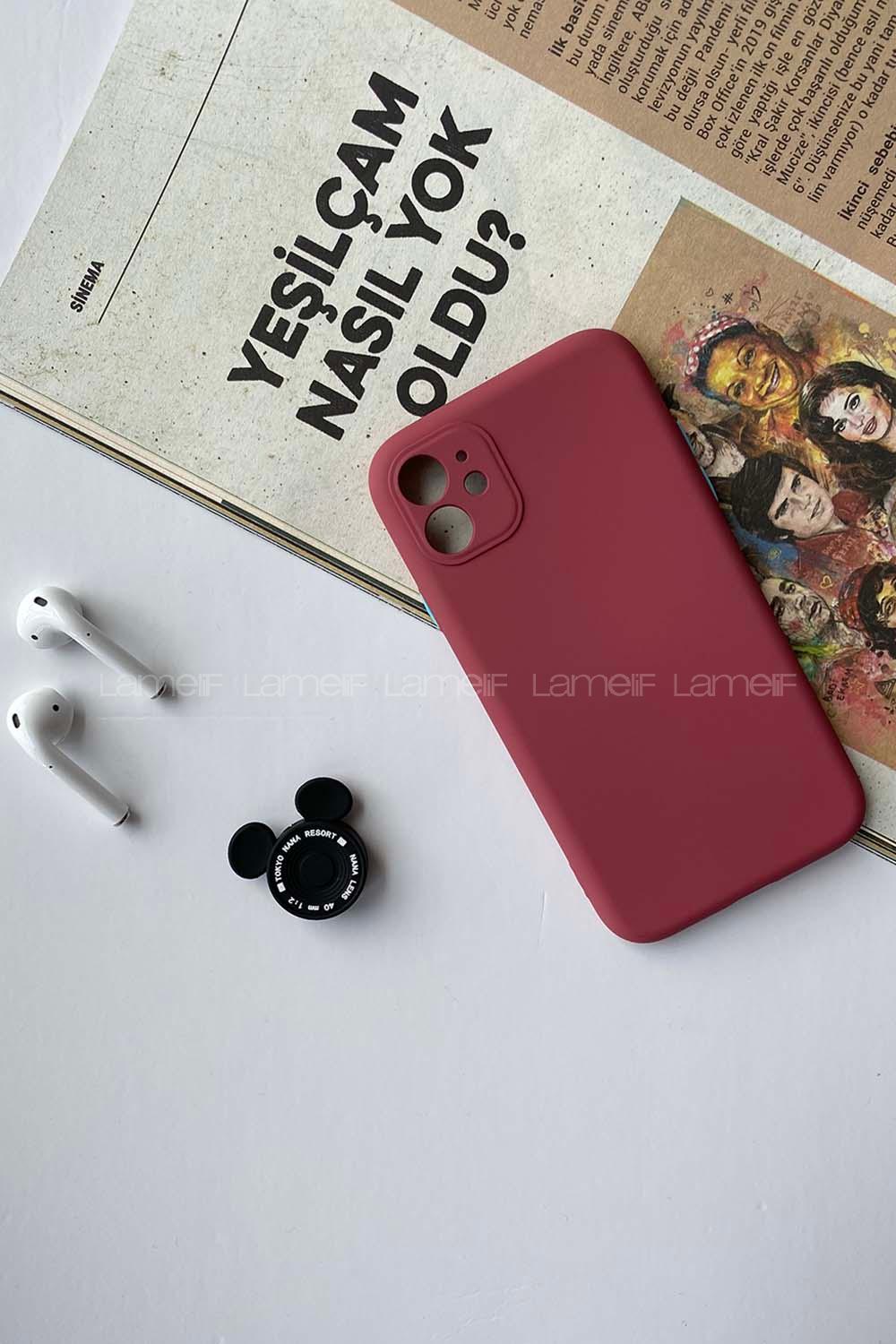 Modalamelif Iphone 11 Lansman Silikon Telefon Kılıfı Gül