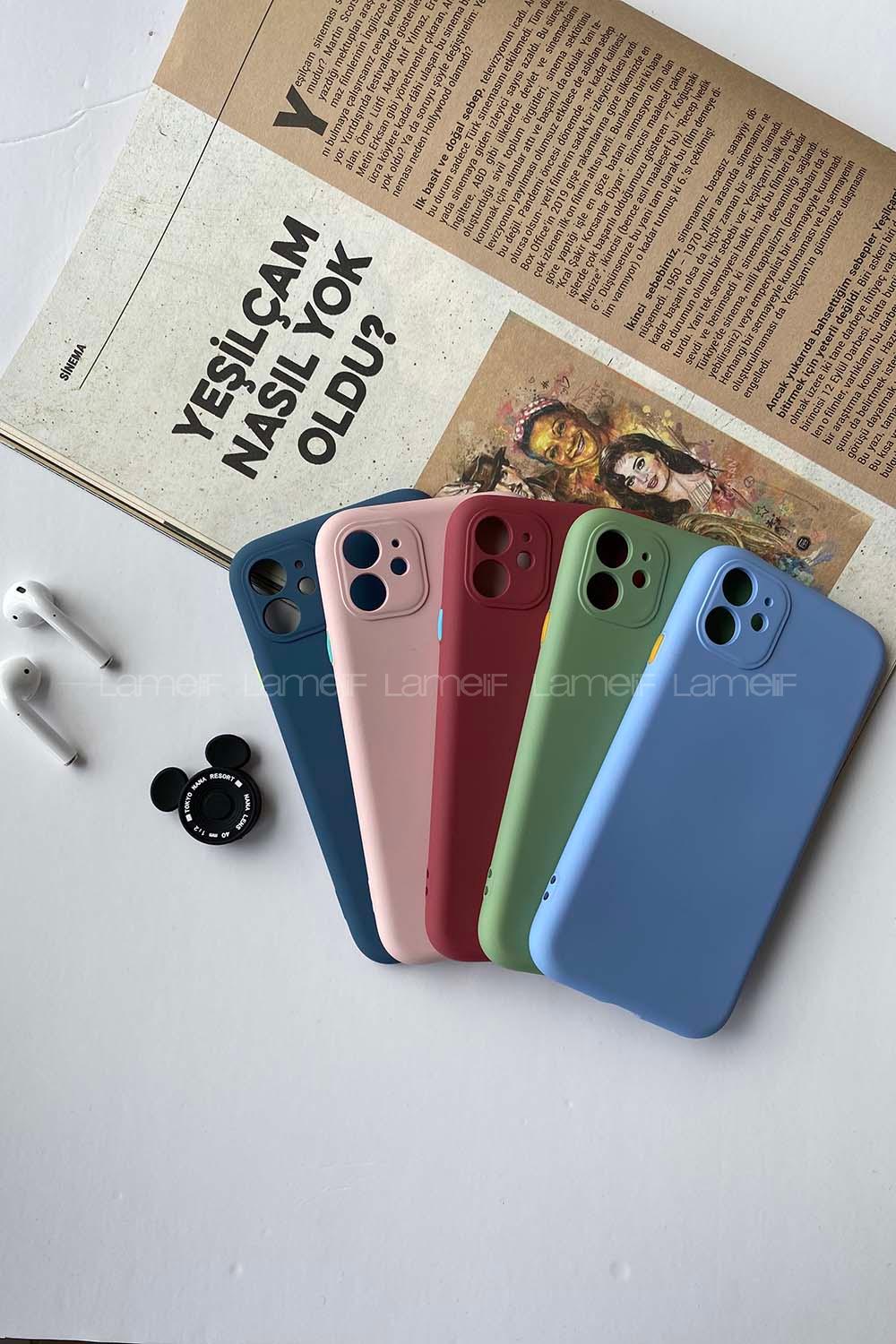 Modalamelif Iphone 11 Lansman Silikon Telefon Kılıfı Gül