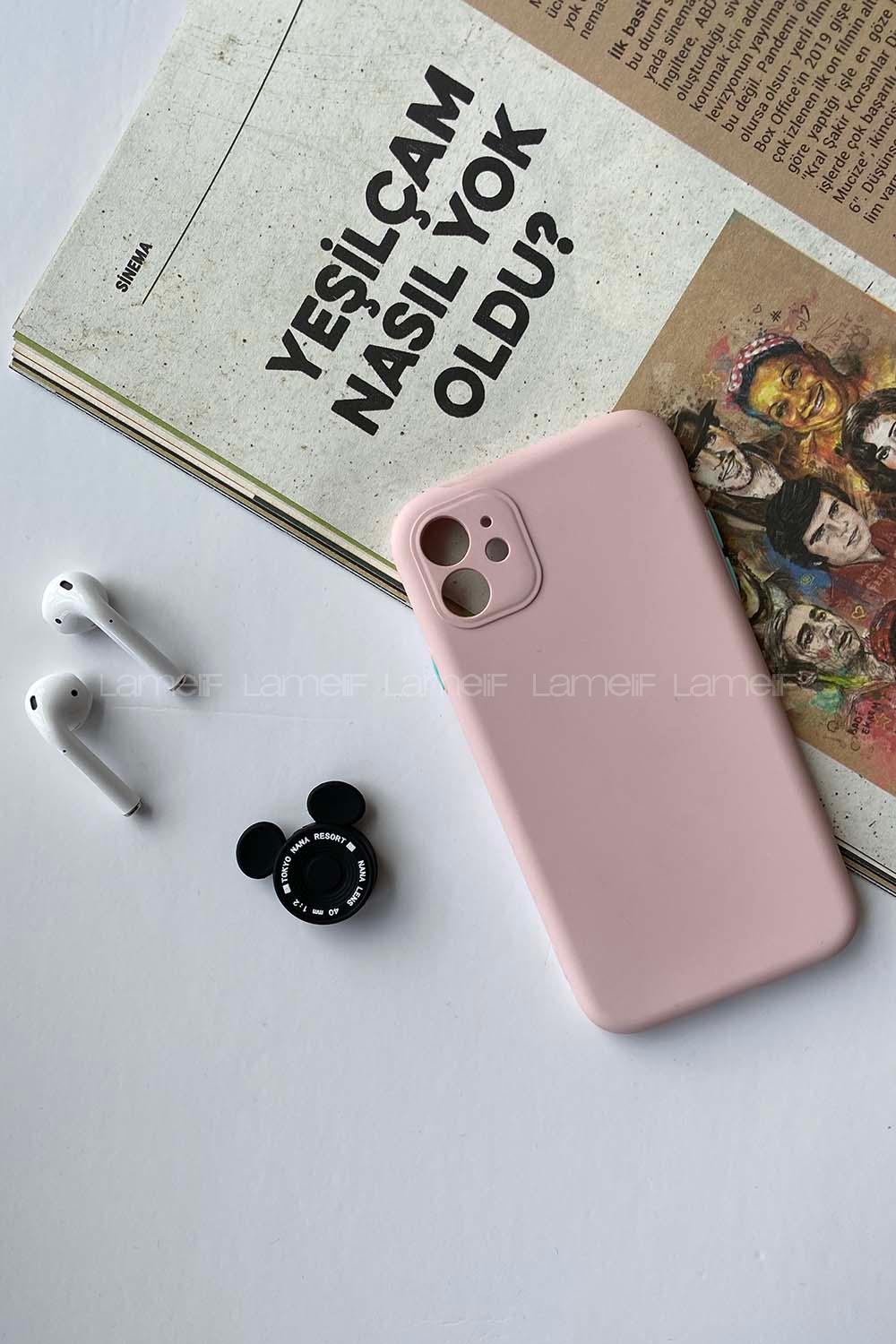 Modalamelif Iphone 11 Lansman Silikon Telefon Kılıfı Pudra