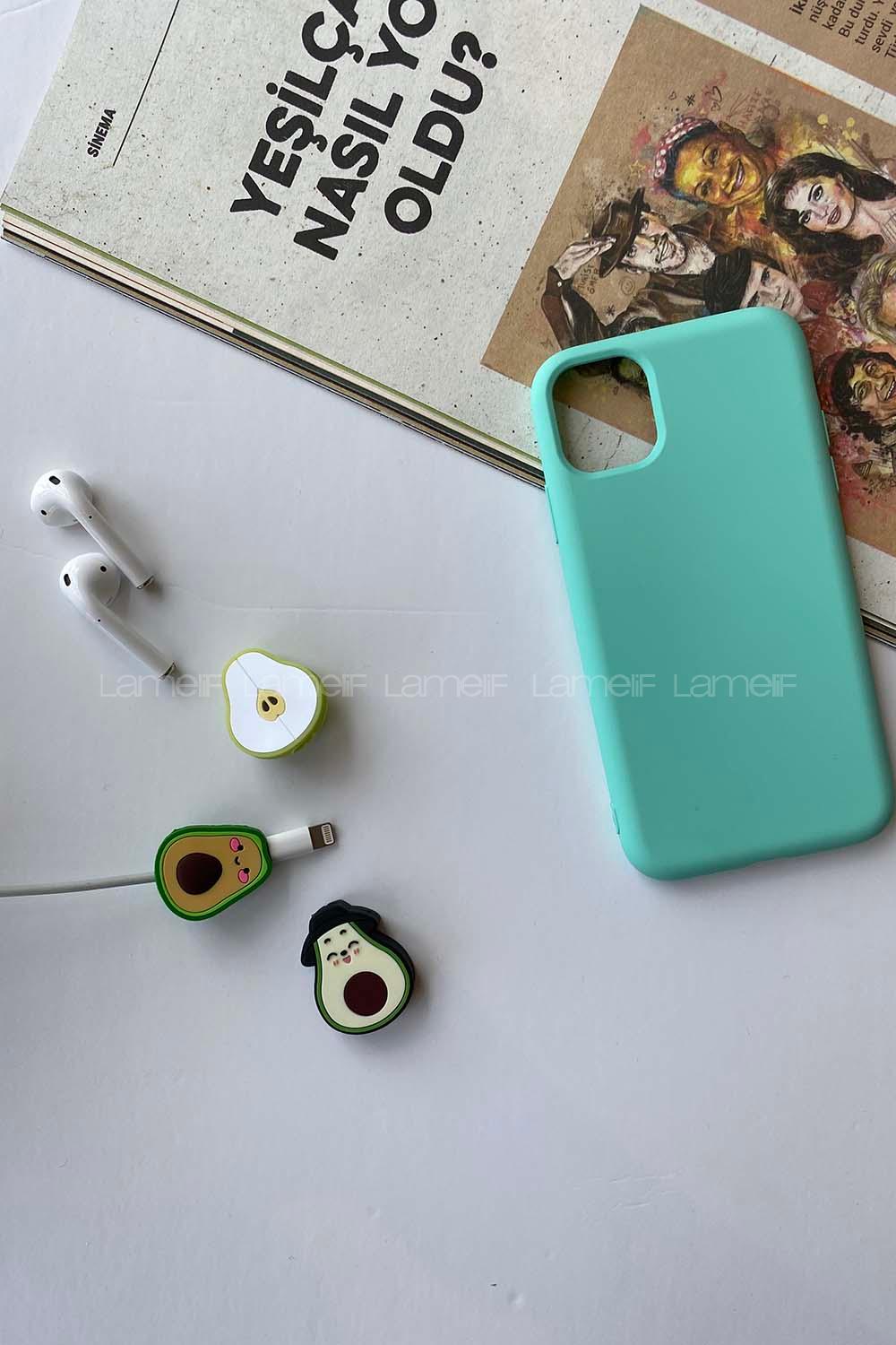 Modalamelif Iphone 11 Nano Slikon Kılıf Mint Yeşili
