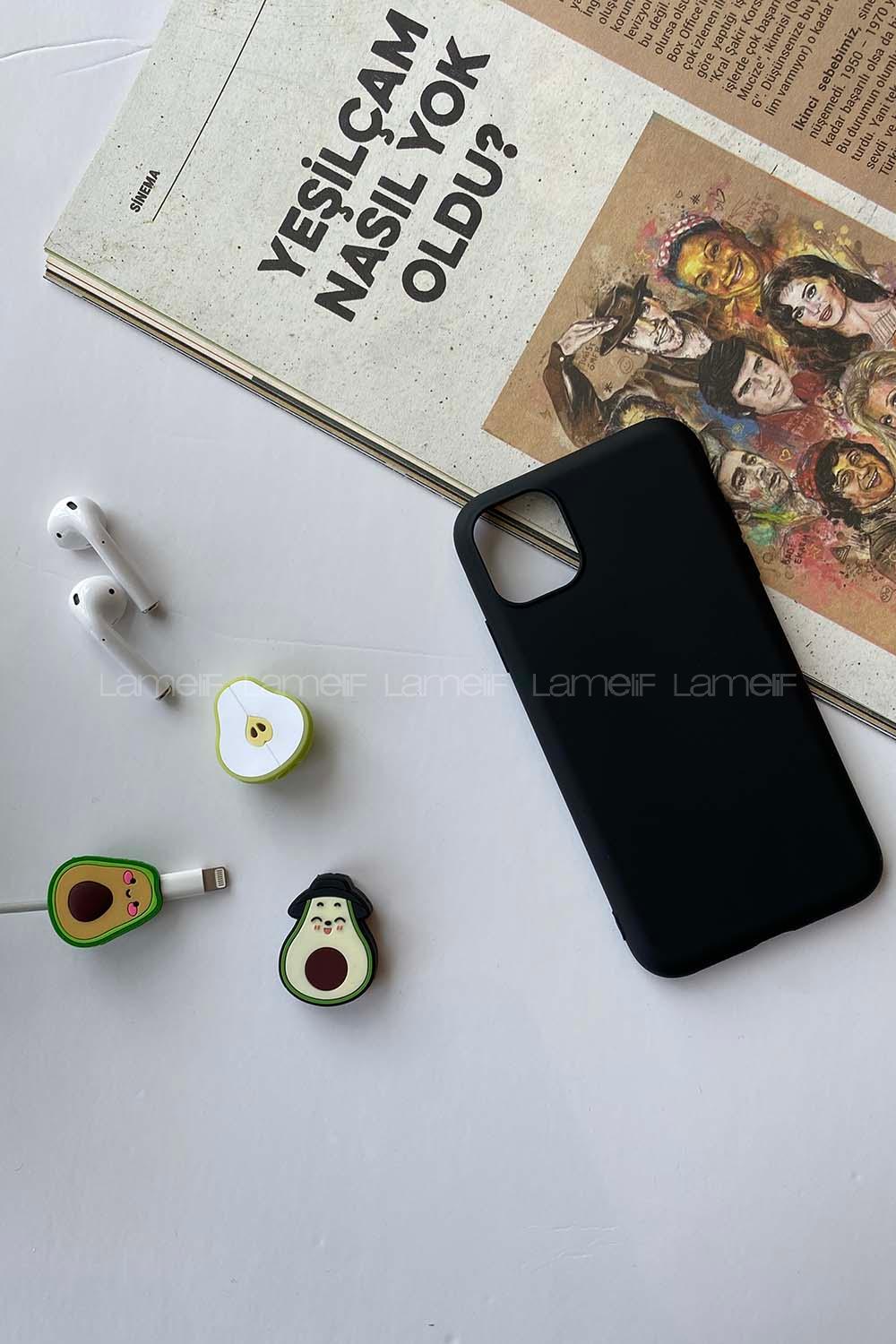 Modalamelif ıPhone 11 Nano Slikon Kılıf Siyah