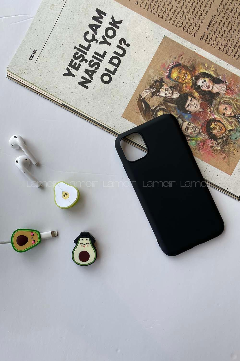 Modalamelif ıPhone 11 Nano Slikon Kılıf Siyah