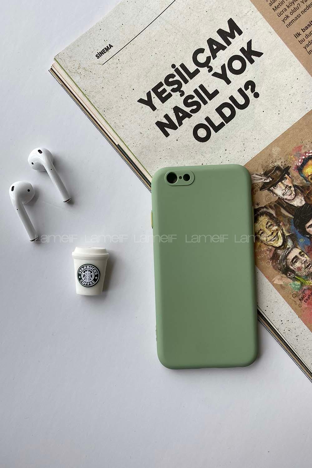 Modalamelif Iphone 6 Lansman Silikon Telefon Kılıfı Mint