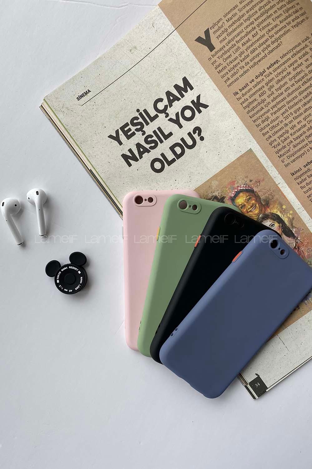 Modalamelif Iphone 6 Lansman Silikon Telefon Kılıfı Mint