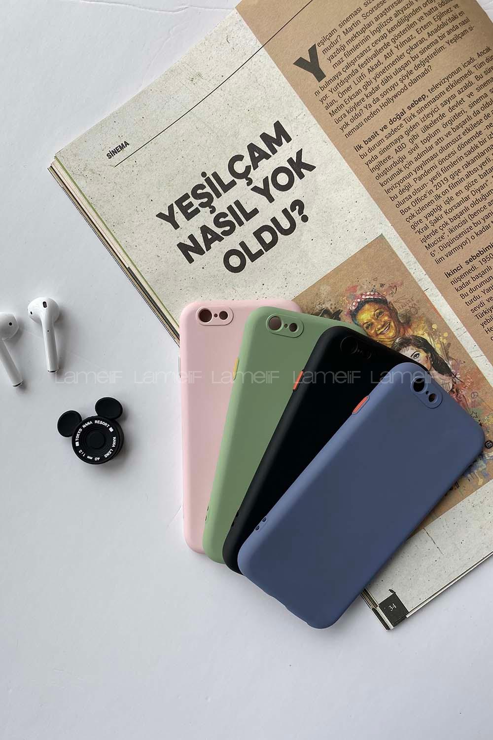 Modalamelif Iphone 6 Lansman Silikon Kılıf Siyah