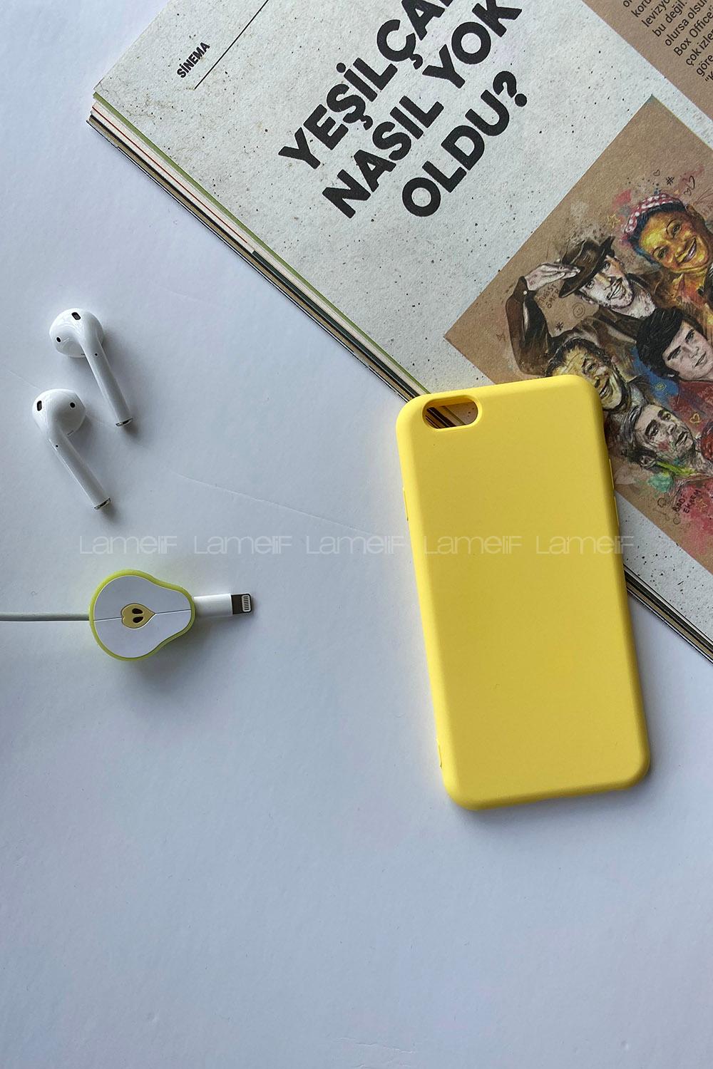 Modalamelif Iphone 6 Nano Slikon Kılıf Sarı
