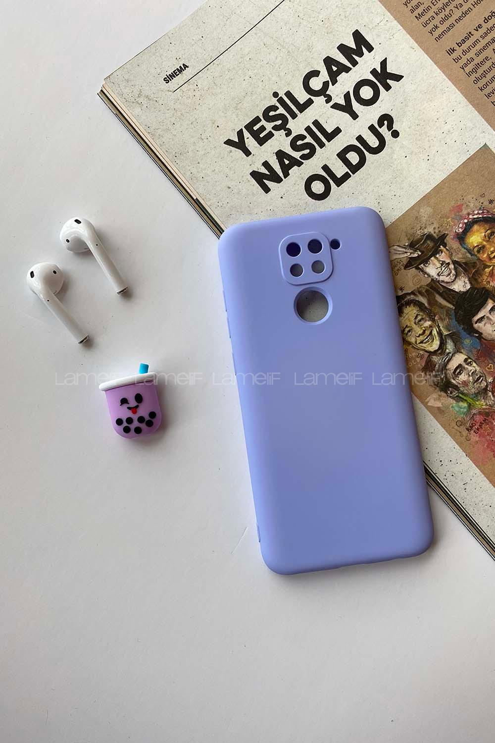 Modalamelif Redmi Note 9 Nano Silikon Telefon Kılıfı Lila