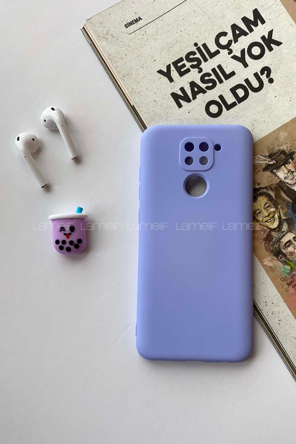 Modalamelif Redmi Note 9 Nano Silikon Telefon Kılıfı Lila