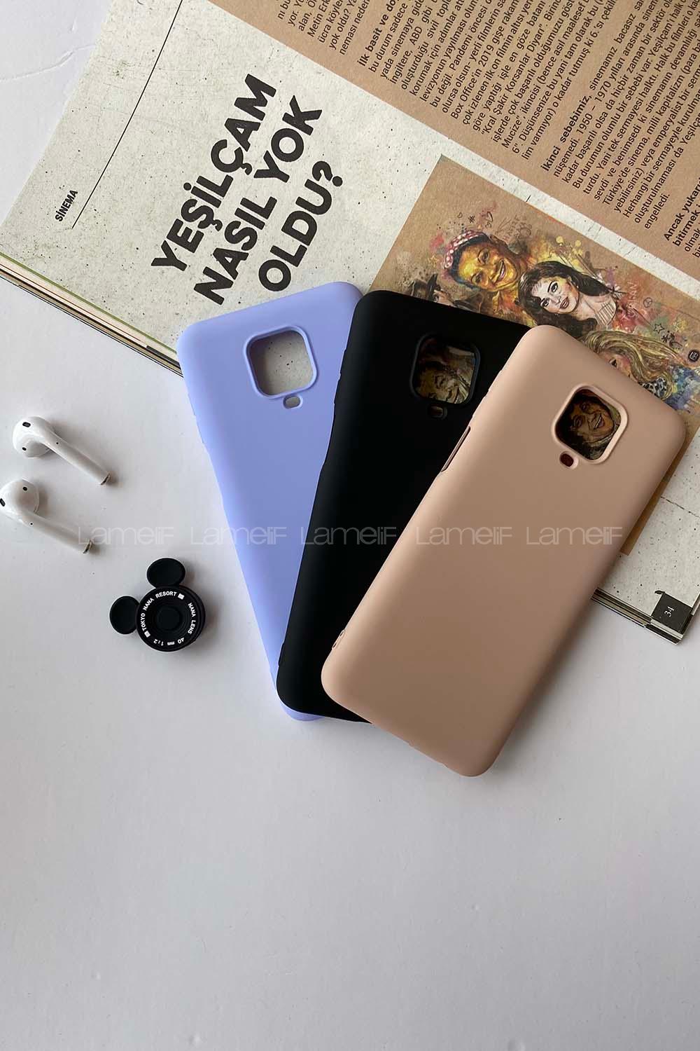 Modalamelif Redmi Note 9S/9 Pro Nano Silikon Telefon Kılıfı Siyah