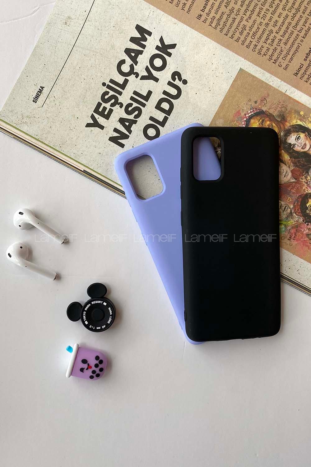 Modalamelif Samsung A51 Nano Silikon Telefon Kılıfı Siyah