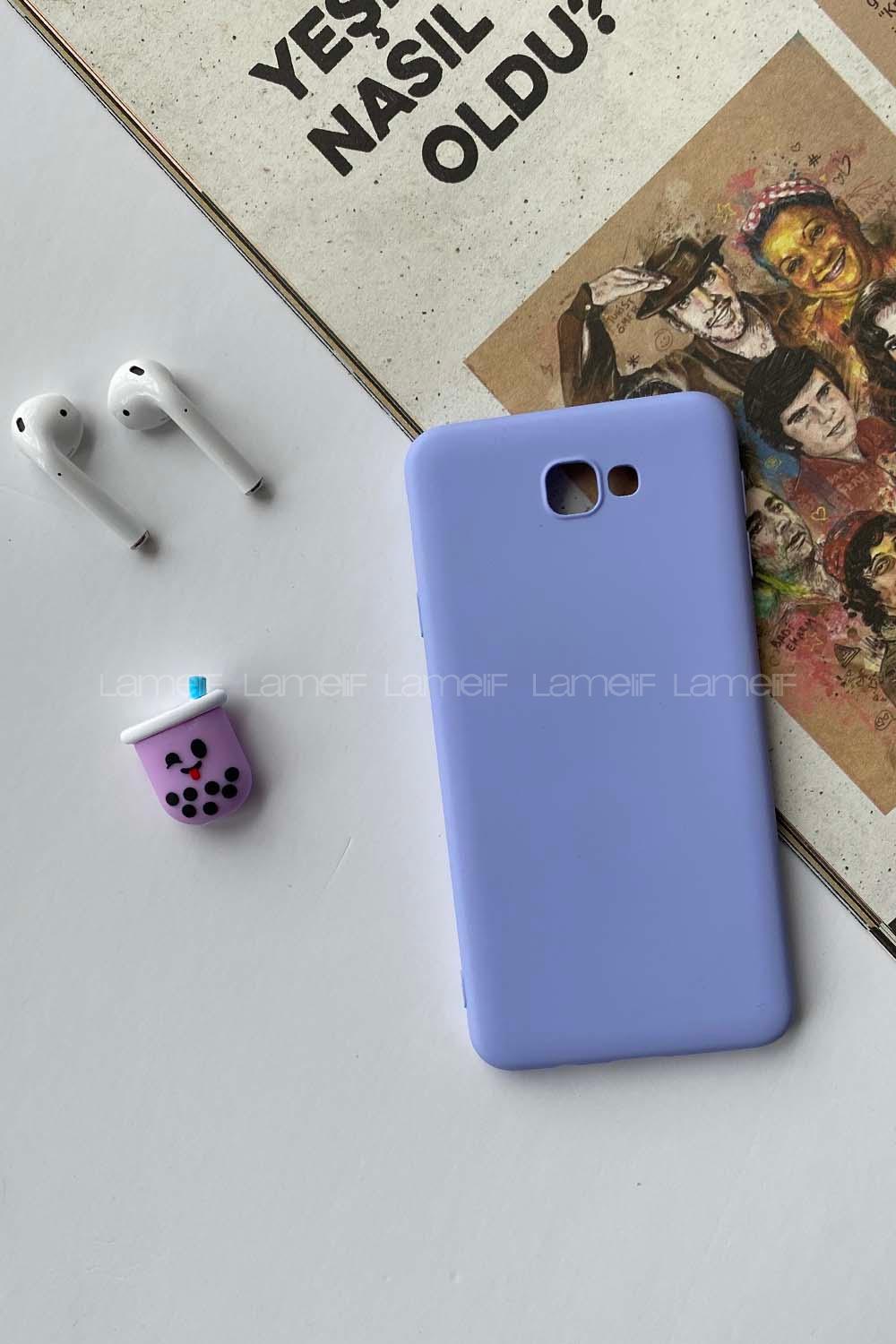 Modalamelif Samsung J7 Prime Nano Silikon Telefon Kılıfı Lila