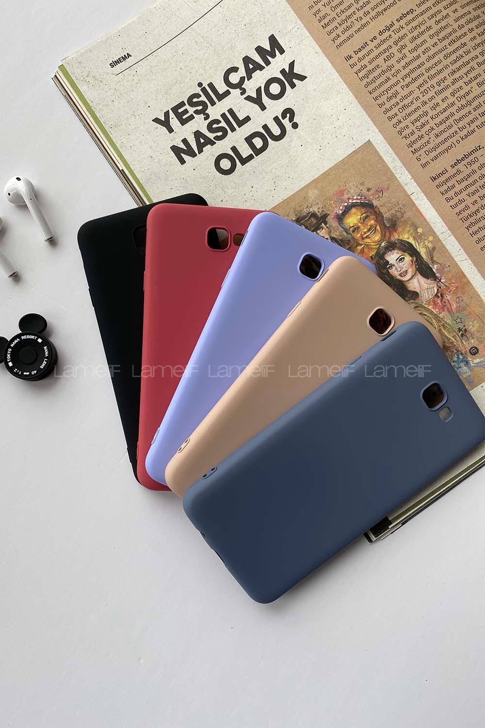 Modalamelif Samsung J7 Prime Nano Silikon Telefon Kılıfı Lila