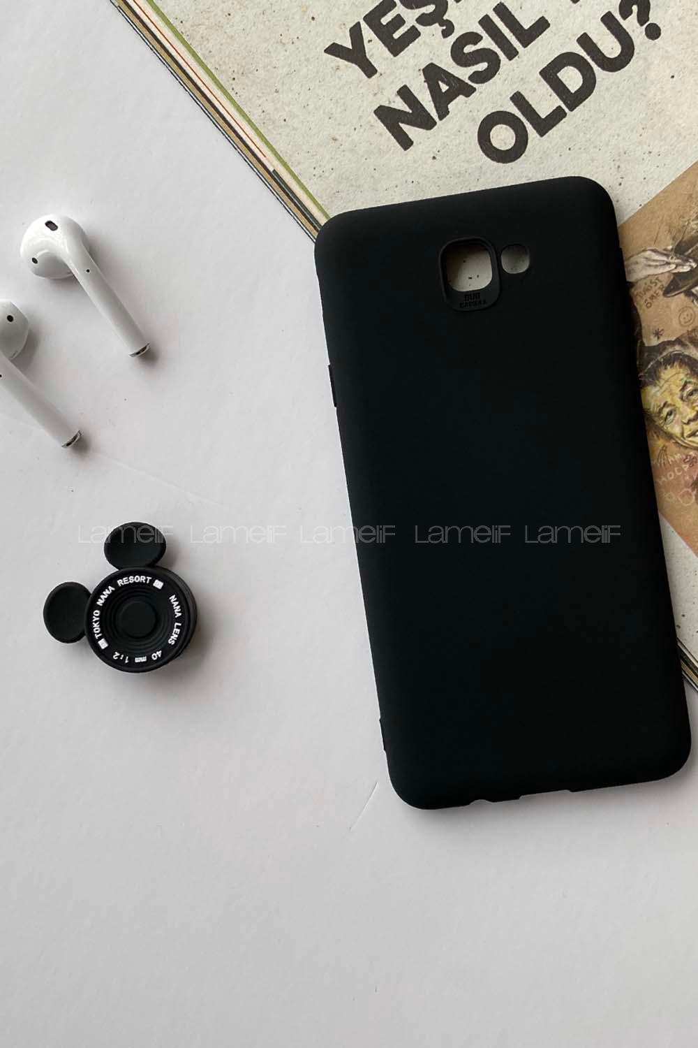 Modalamelif Samsung J7 Prime Premium Silikon Telefon Kılıfı Siyah