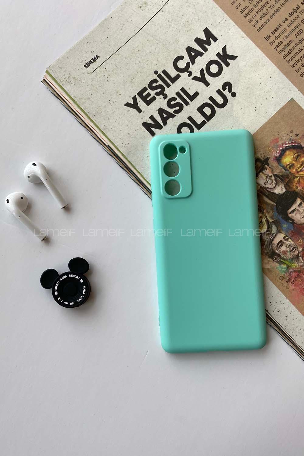 Modalamelif Samsung S20 Nano Telefon Kılıfı Su Yeşili