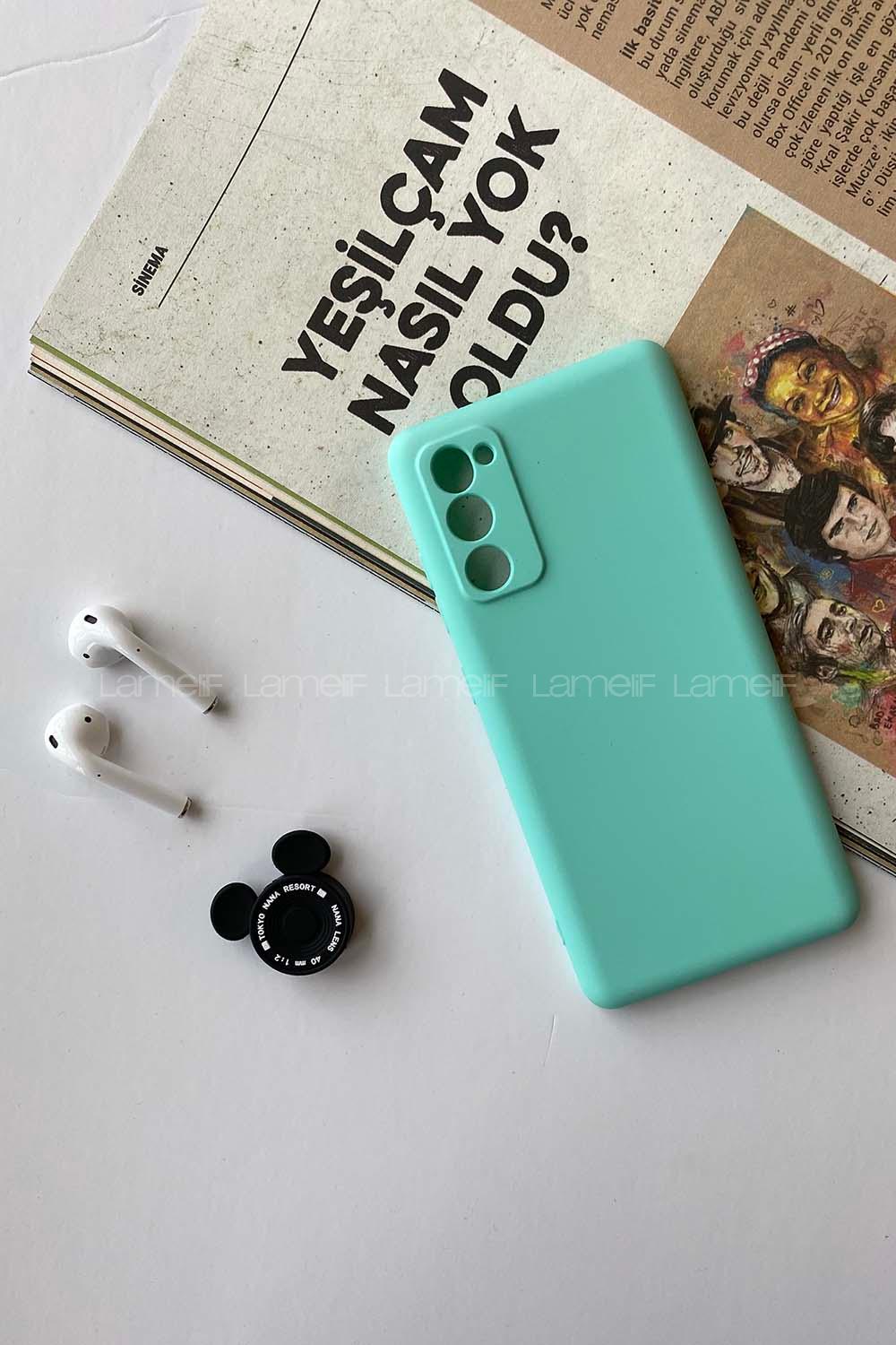 Modalamelif Samsung S20 Nano Telefon Kılıfı Su Yeşili