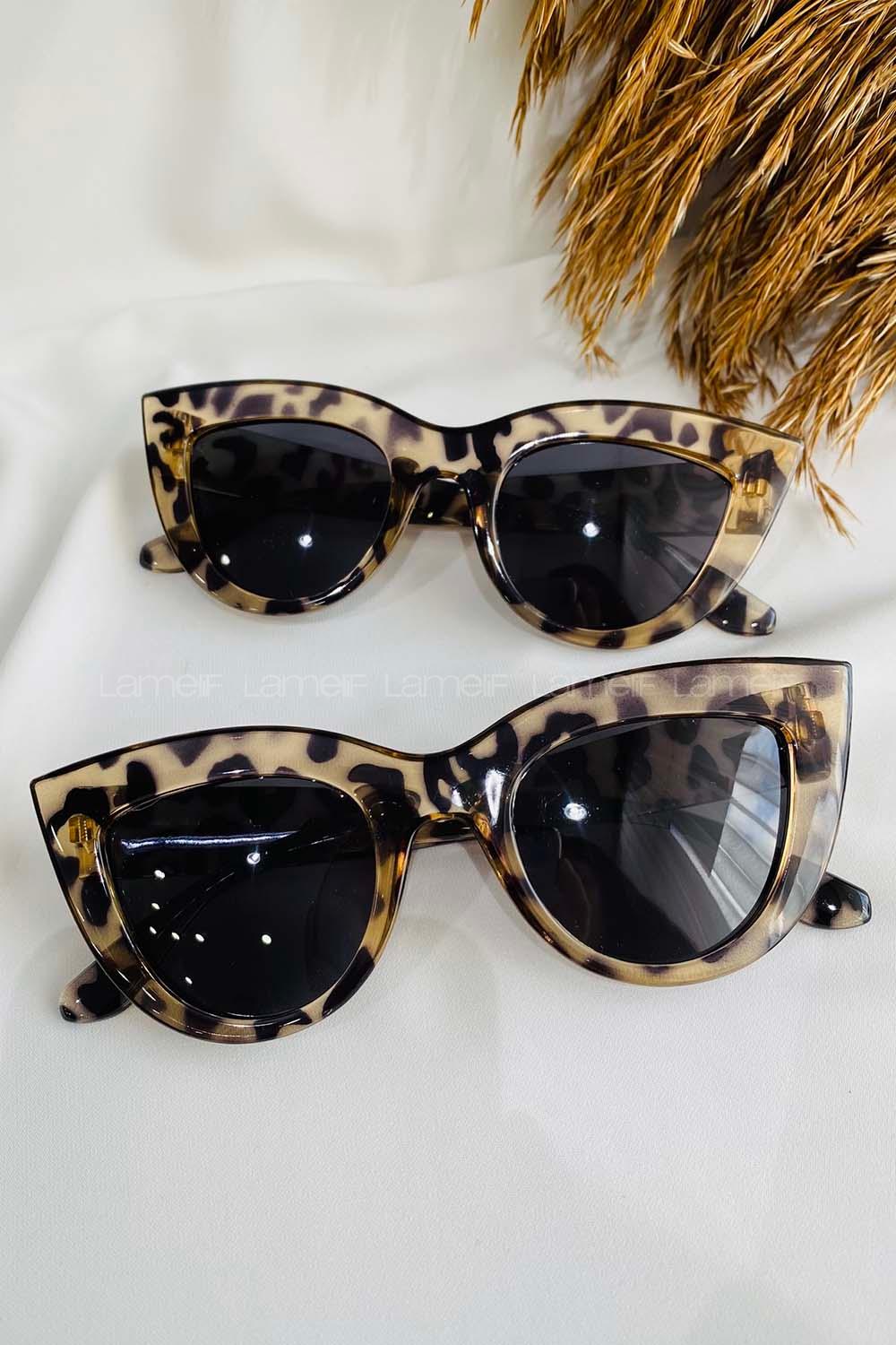 Modalamelif Matmazel Leo Desen Camel Gözlük