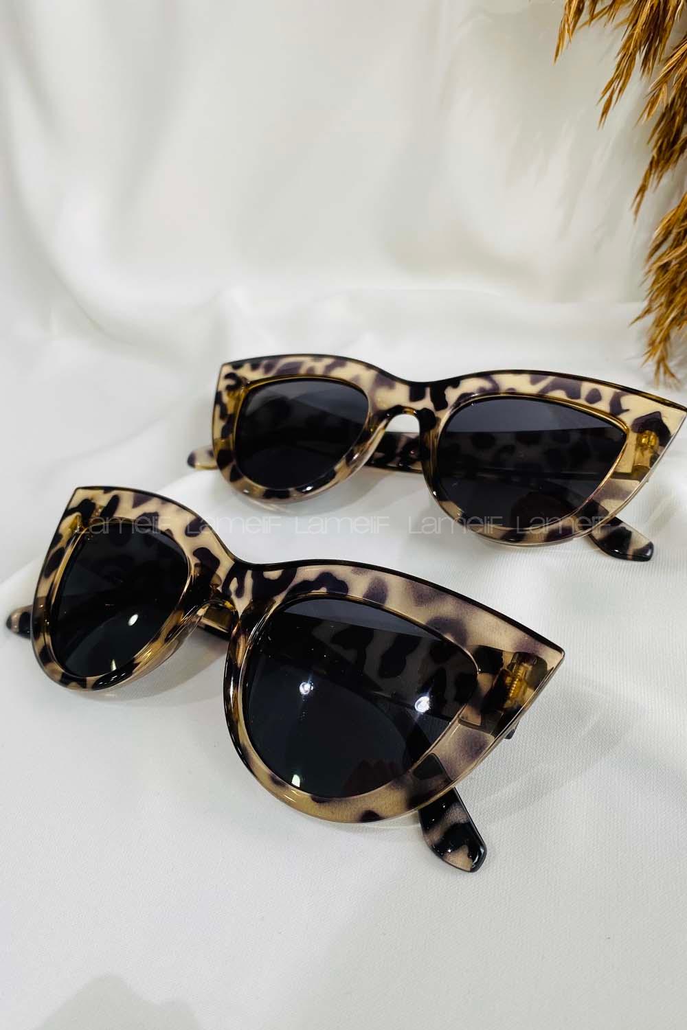 Modalamelif Matmazel Leo Desen Camel Gözlük