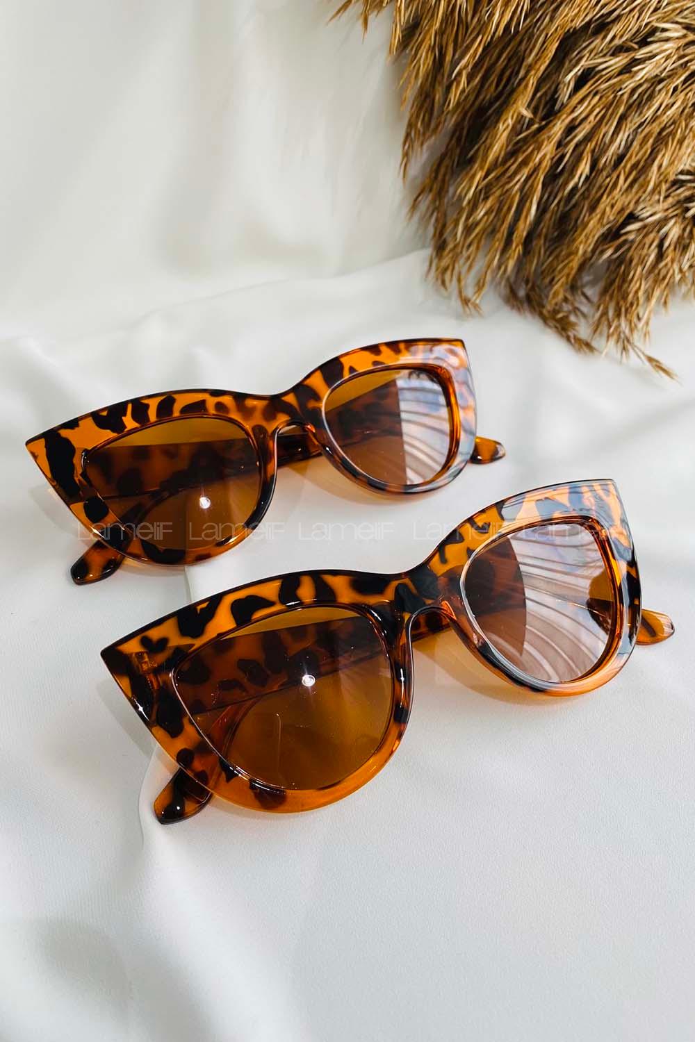 Modalamelif Matmazel Leo Desen Turuncu Gözlük