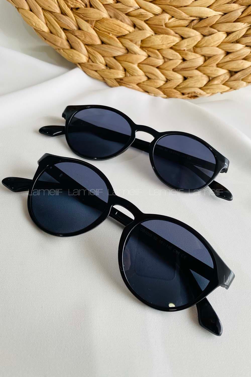 Modalamelif Navora Siyah Parlak Çerçeve Güneş Gözlüğü