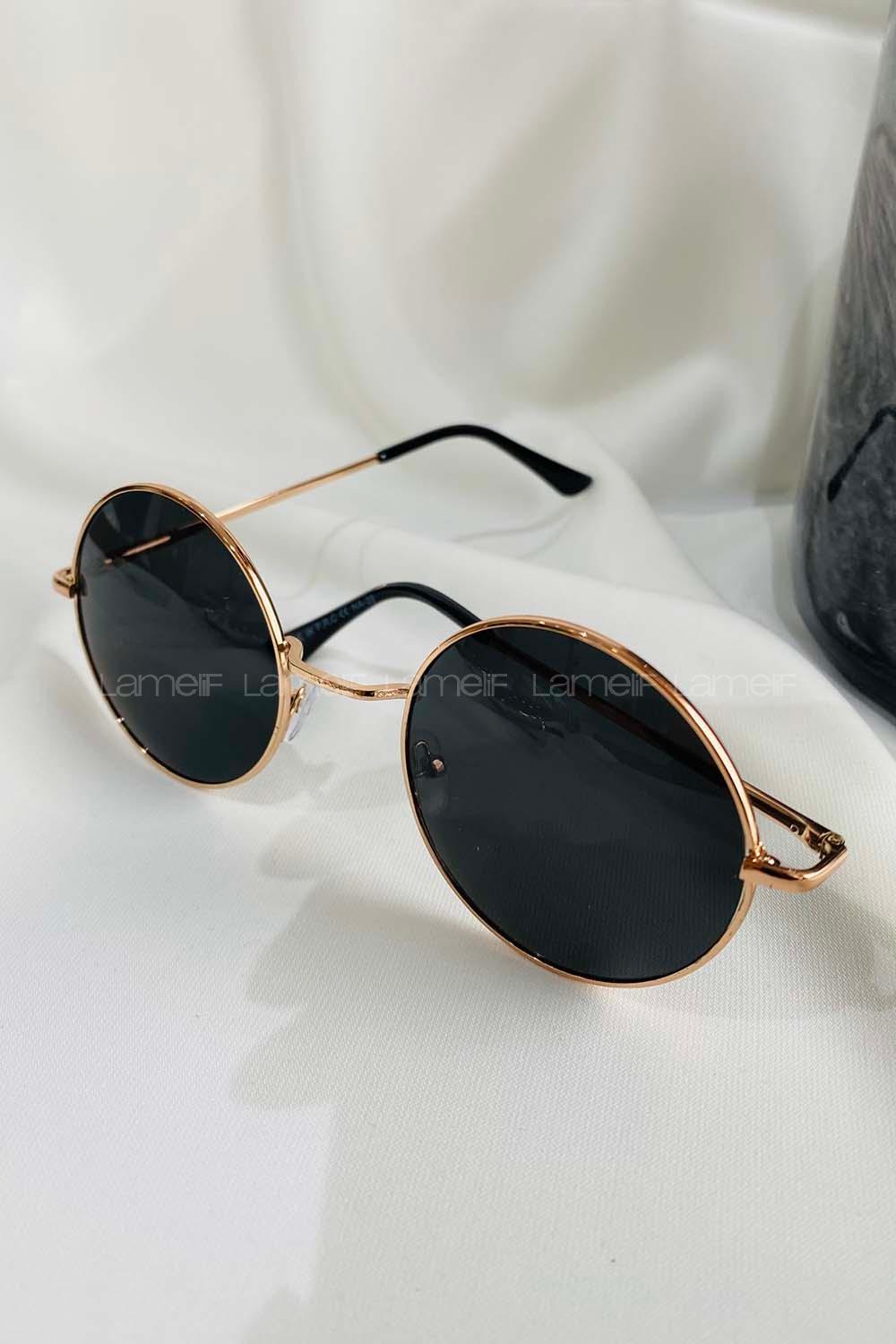 Modalamelif Siyah Yuvarlak Gözlük