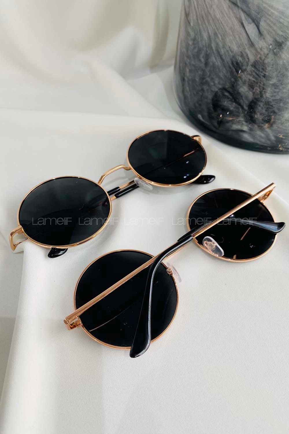 Modalamelif Siyah Yuvarlak Gözlük