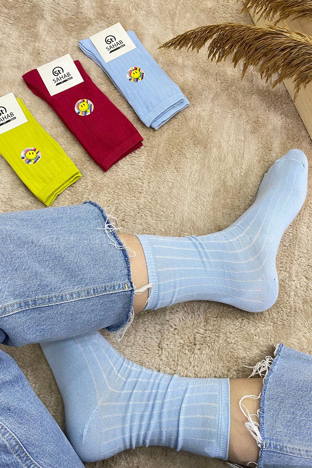 Modalamelif Fitilli Soket Çorap Bebe Mavisi