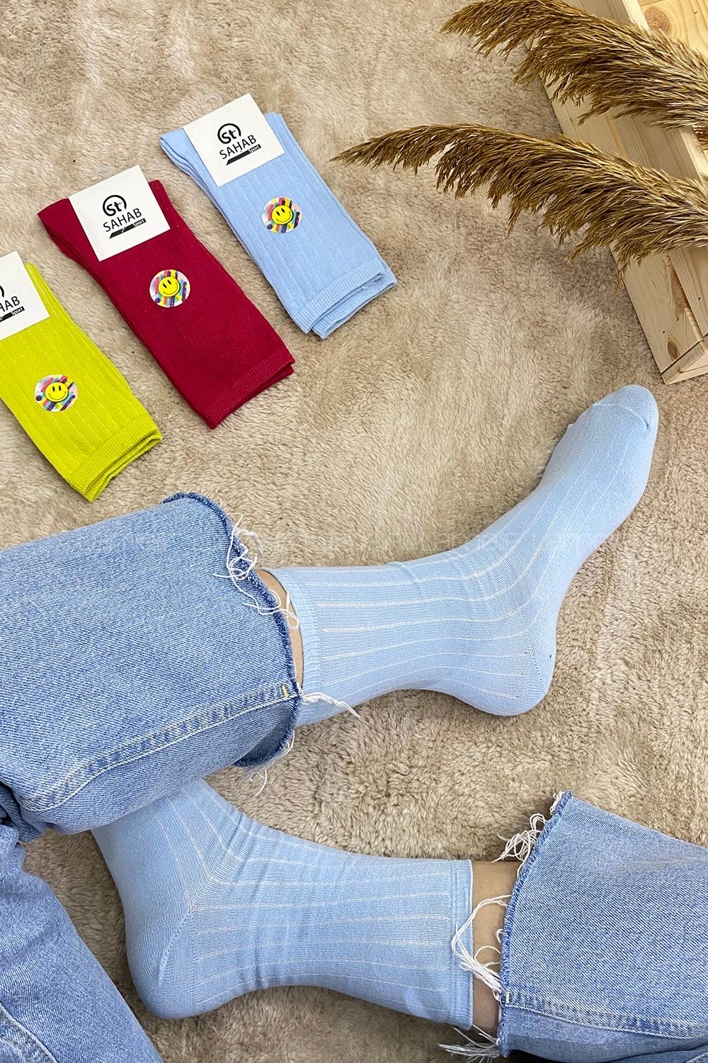 Modalamelif Fitilli Soket Çorap Bebe Mavisi