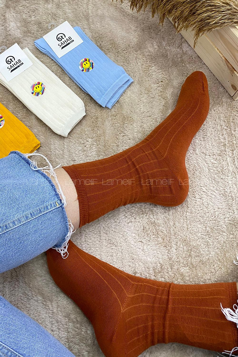 Modalamelif Fitilli Soket Çorap Kiremit