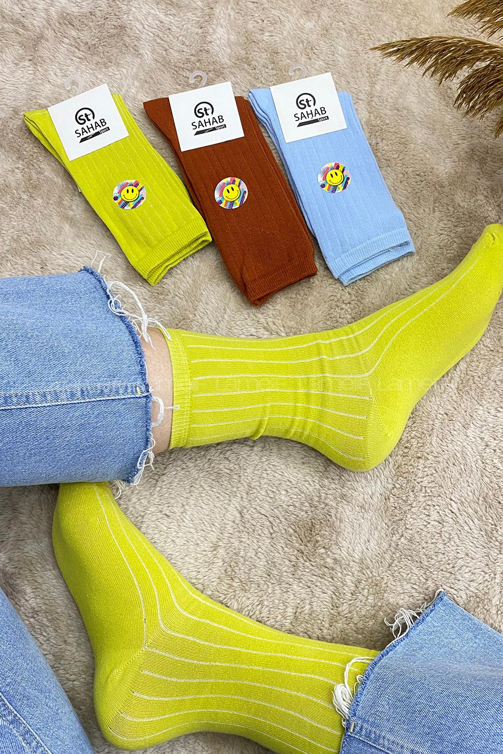 Modalamelif Fitilli Soket Çorap Yeşil