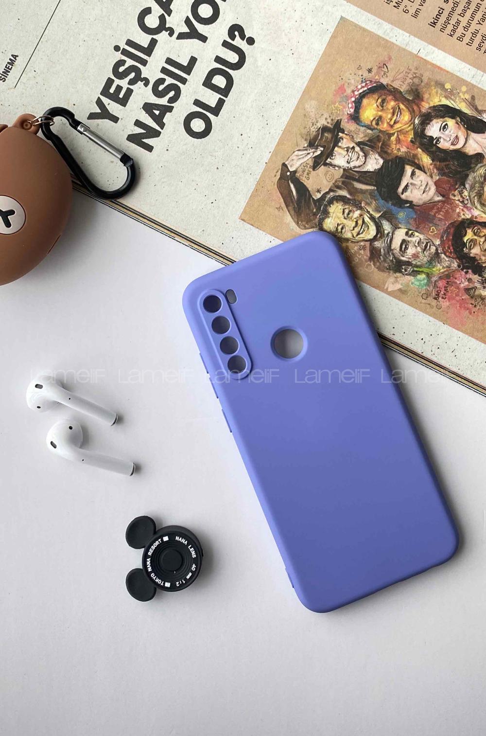 Modalamelif Redmi Note 8 Nano Silikon Telefon Kılıfı Lila