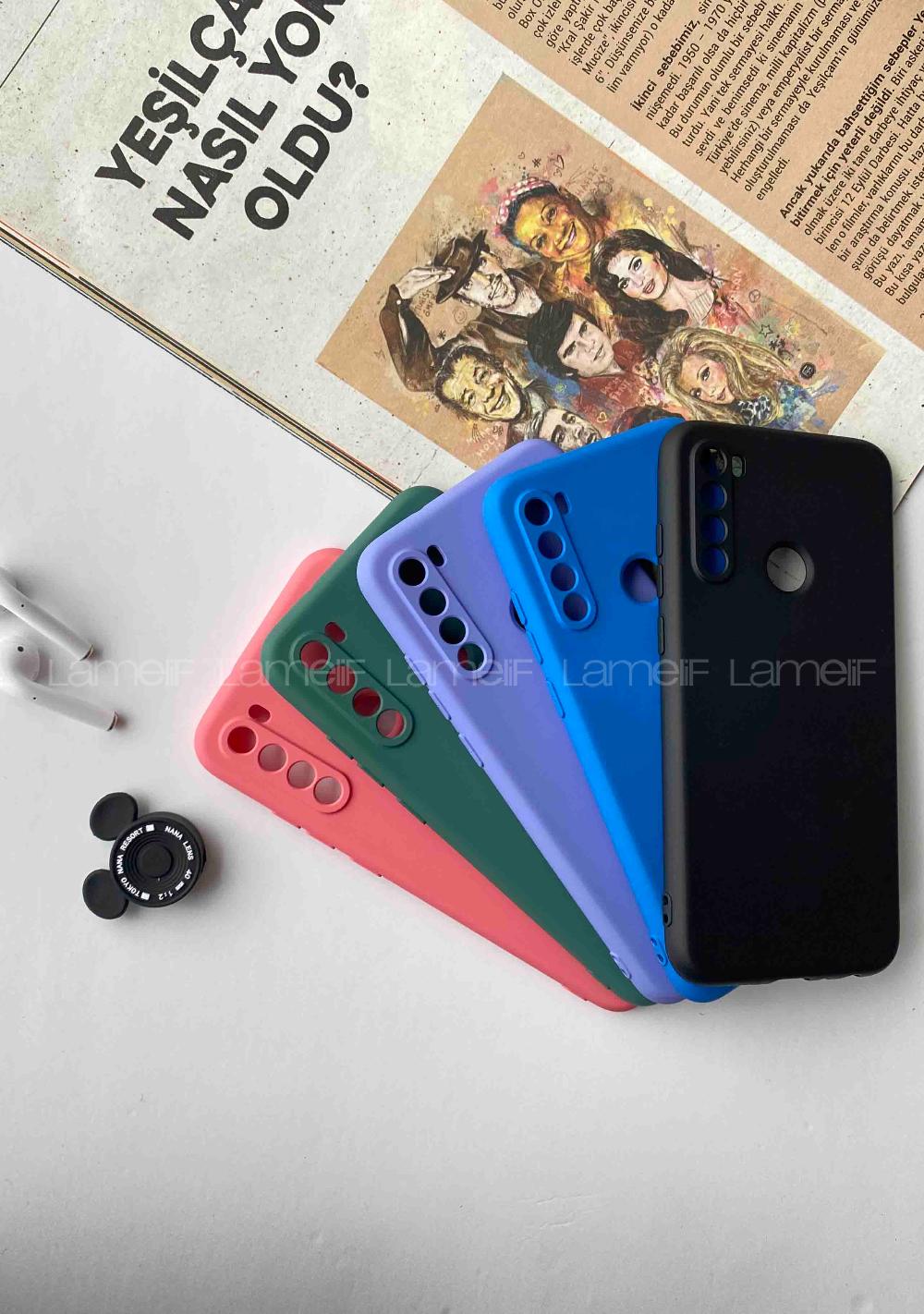 Modalamelif Redmi Note 8 Nano Silikon Telefon Kılıfı Lila