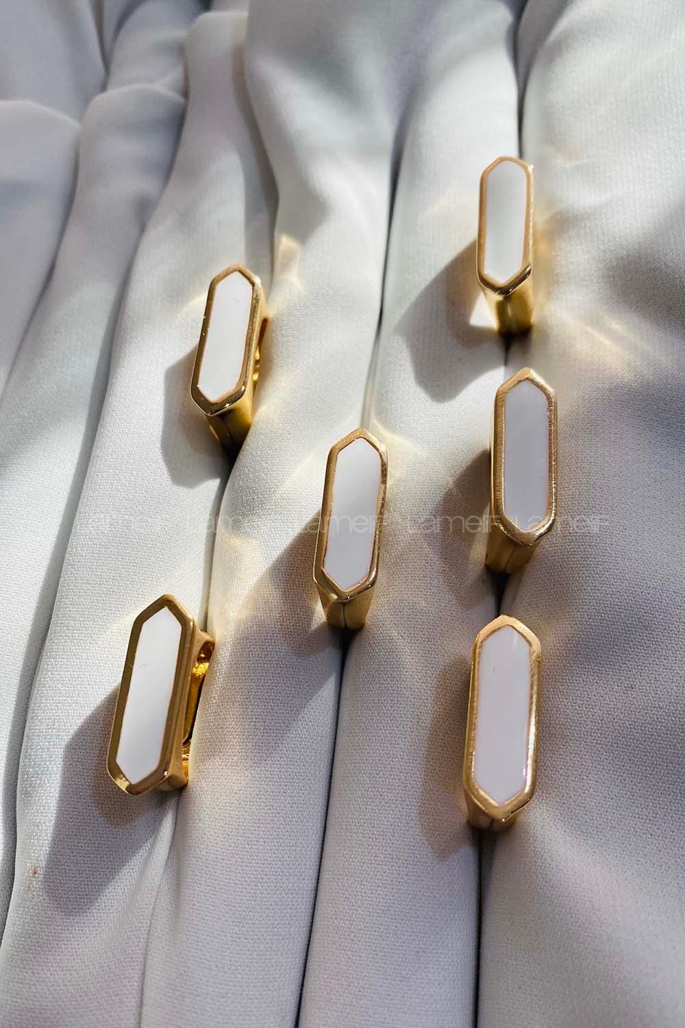 Modalamelif Eklips Beyaz Yüzük