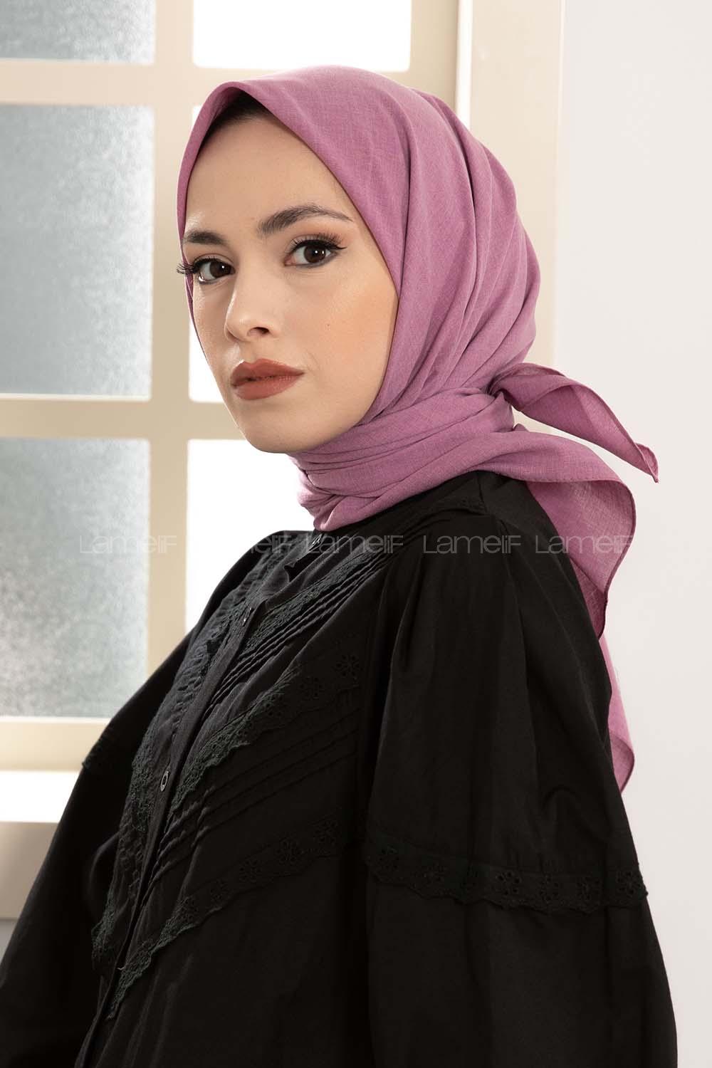 Modalamelif Keten Eşarp Karanfil