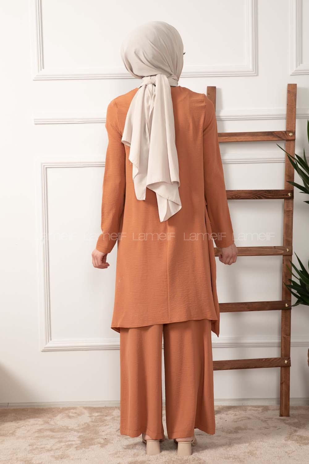 Modalamelif Önü Pile Fırfırlı İkili Takım Kiremit