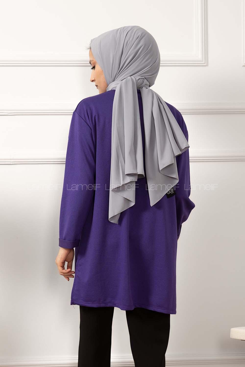 Modalamelif When You Do Baskılı Sweatshirt Mor