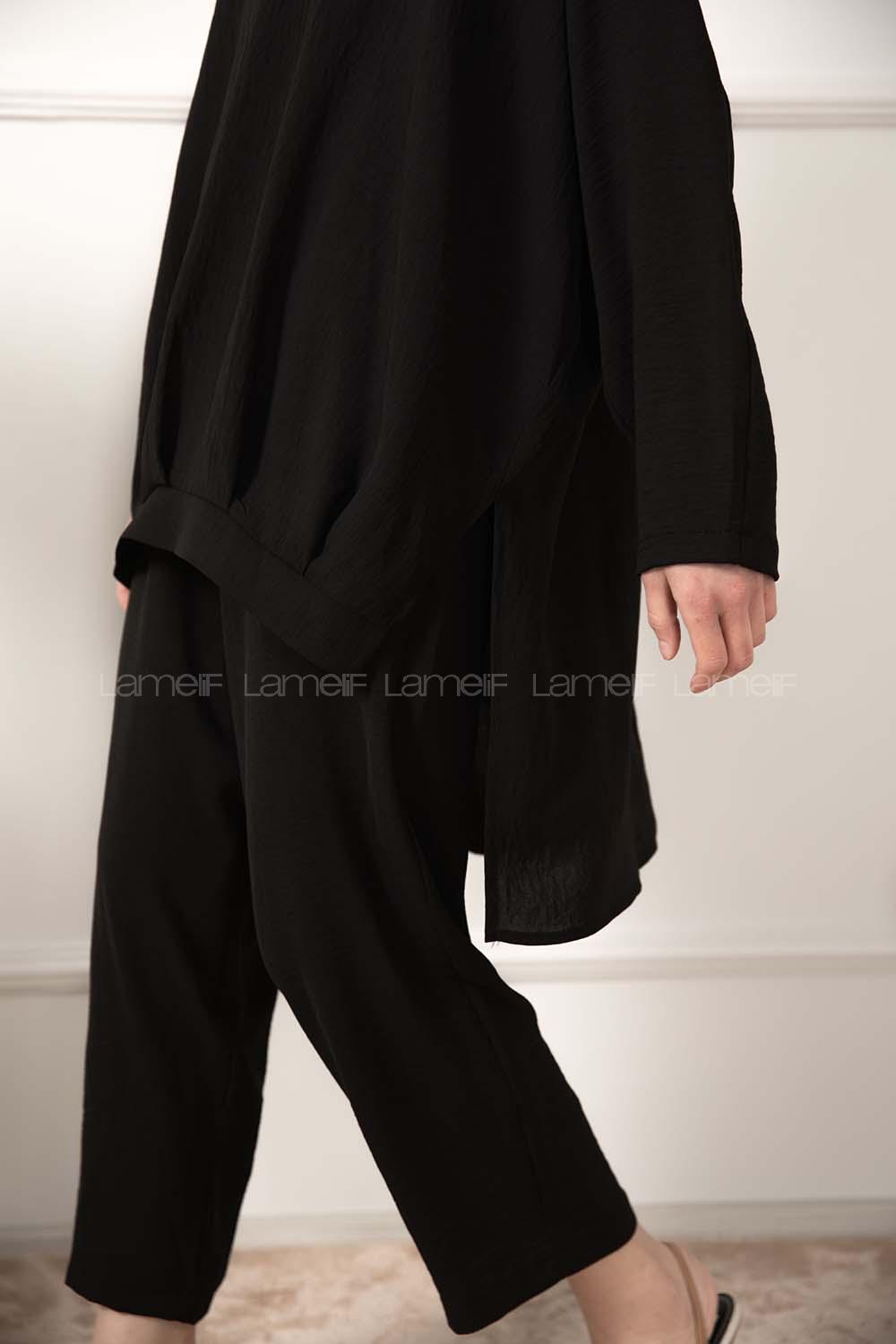 Modalamelif ya_rasa Kol İkili Takım Siyah