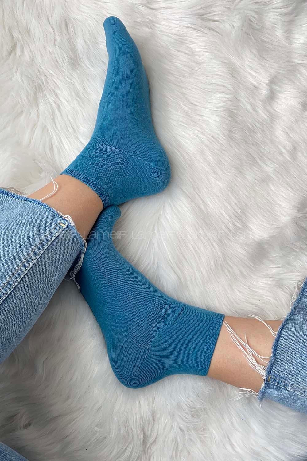 Modalamelif Açık Mavi Patik Çorap