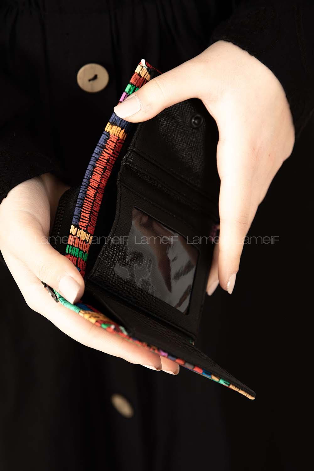 Modalamelif David Polo Çizgi Desenli Cüzdan