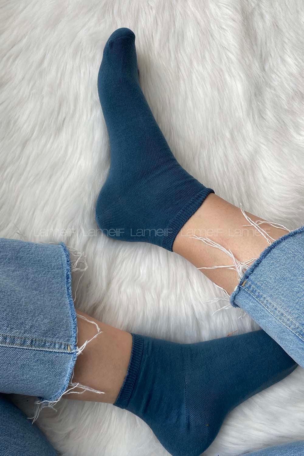 Modalamelif İndigo Patik Çorap