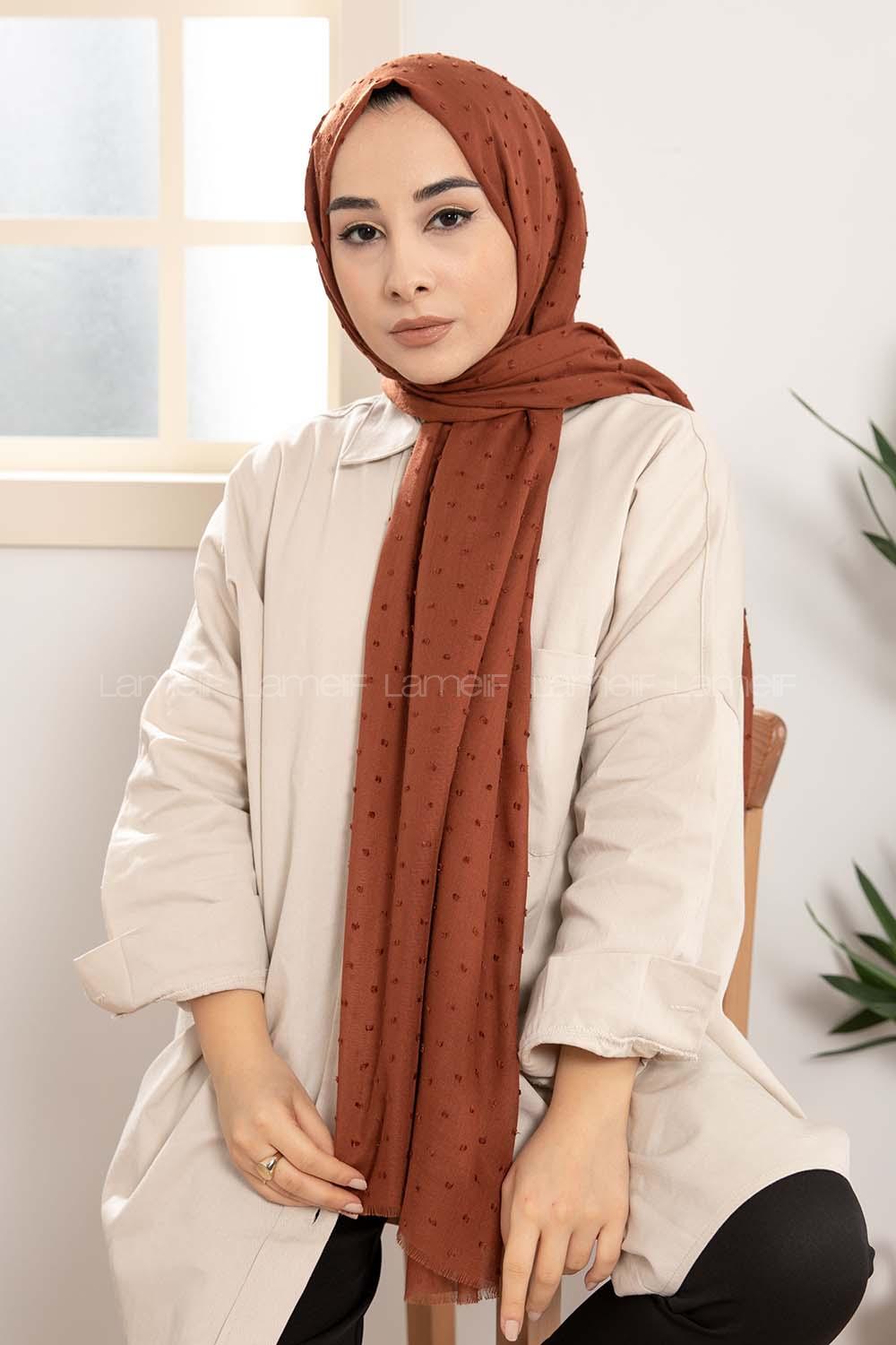 Modalamelif  Ponpon Şal Kiremit