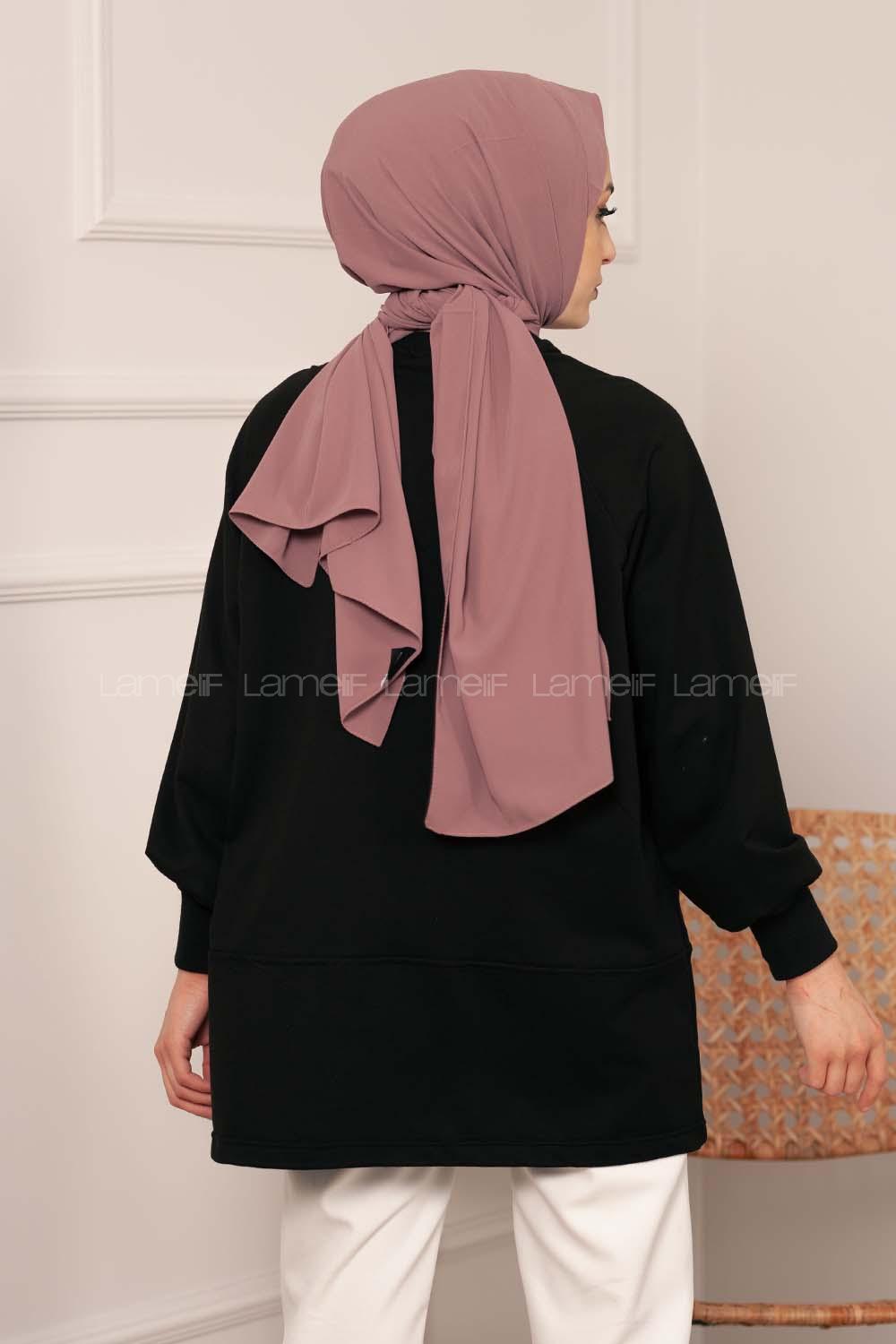 Modalamelif Armalı Sweat Siyah