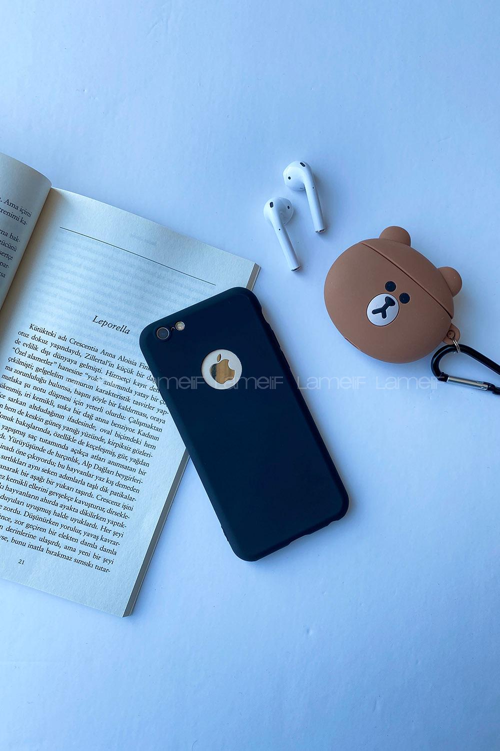 Modalamelif ıPhone 6 Silikon Telefon Kılıfı Siyah