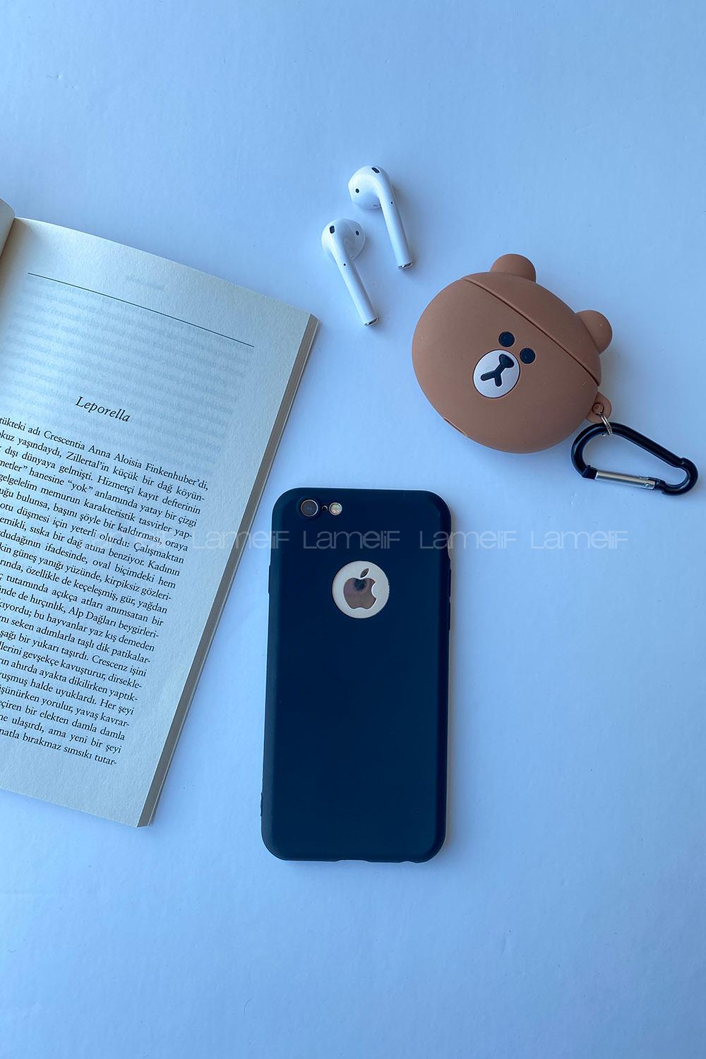 Modalamelif ıPhone 6 Silikon Telefon Kılıfı Siyah