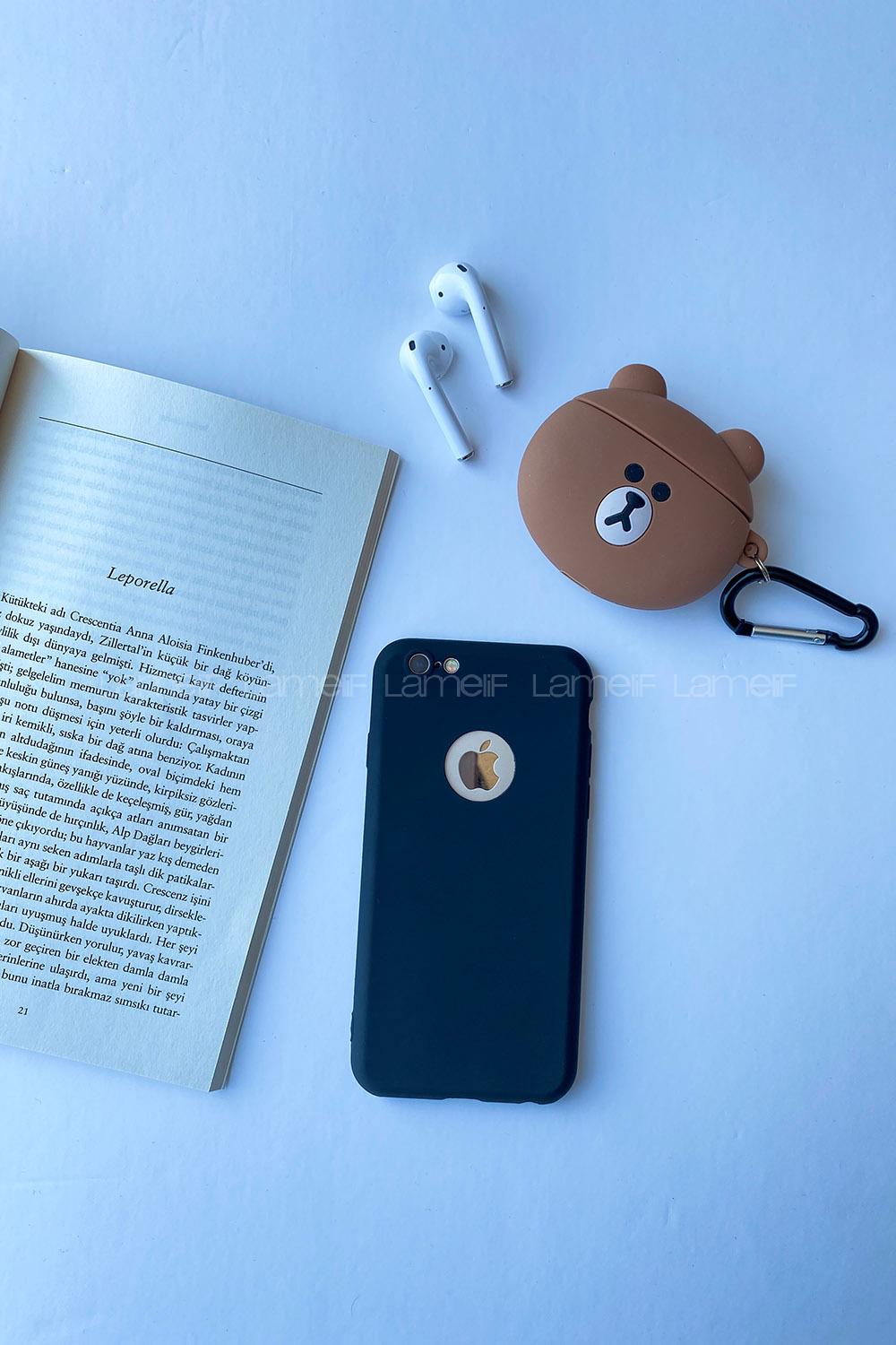 Modalamelif ıPhone 6 Silikon Telefon Kılıfı Siyah