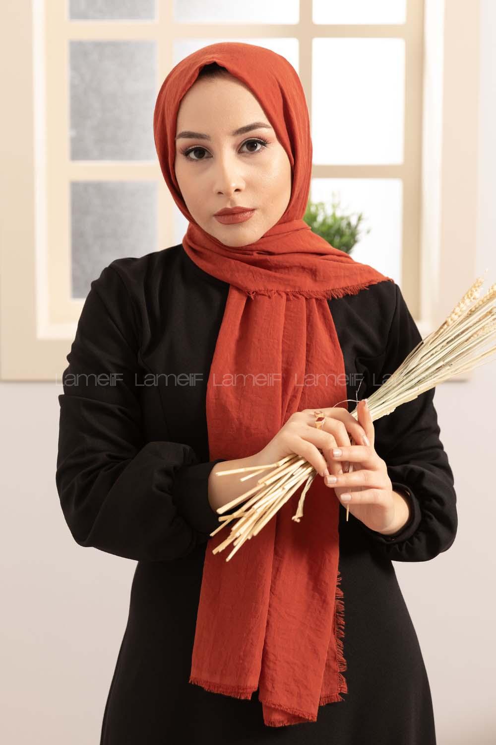 Modalamelif Kiremit Pamuk-Caz Şal