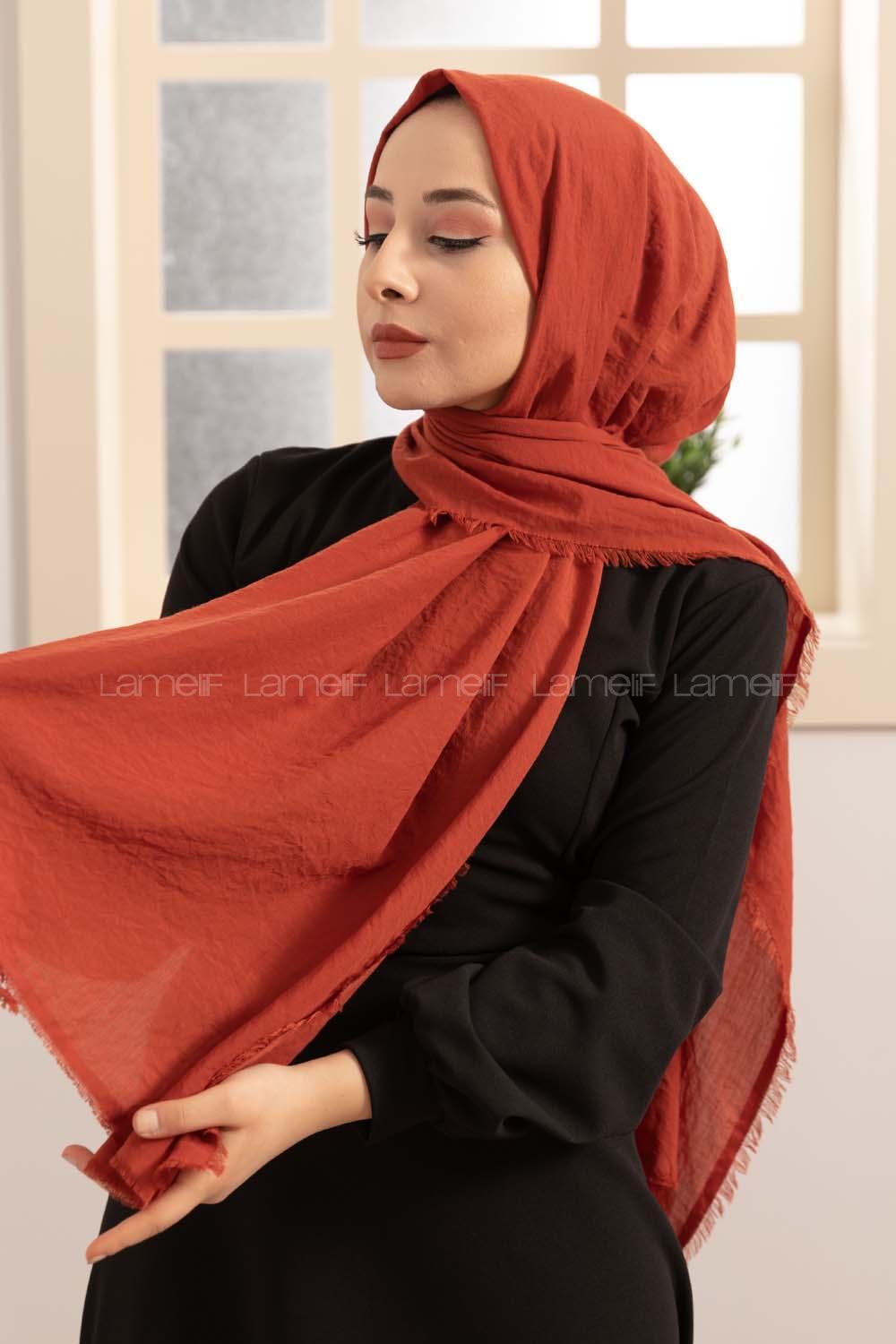 Modalamelif Kiremit Pamuk-Caz Şal