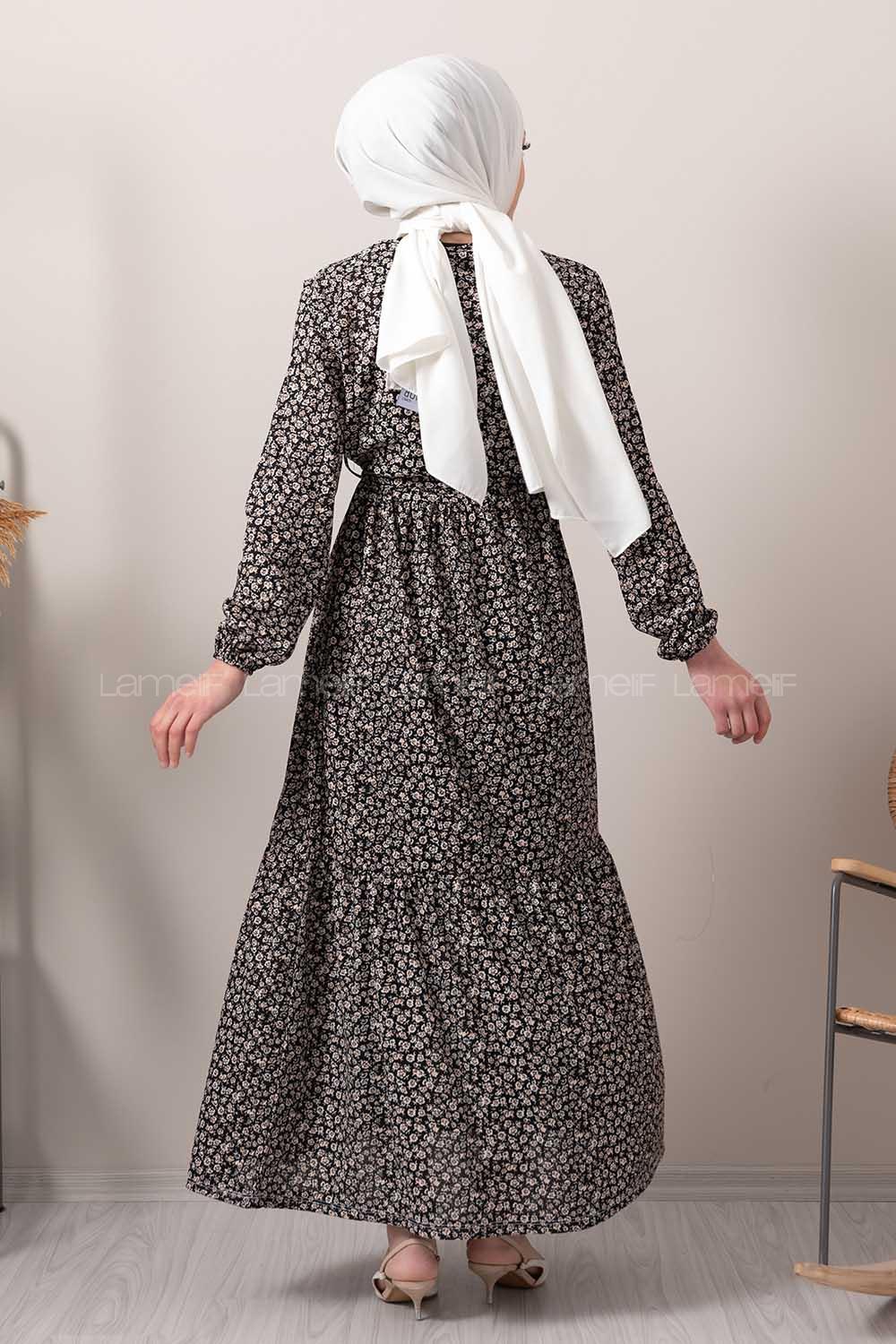 Modalamelif Minimal Papatya Pegasus Elbise Siyah