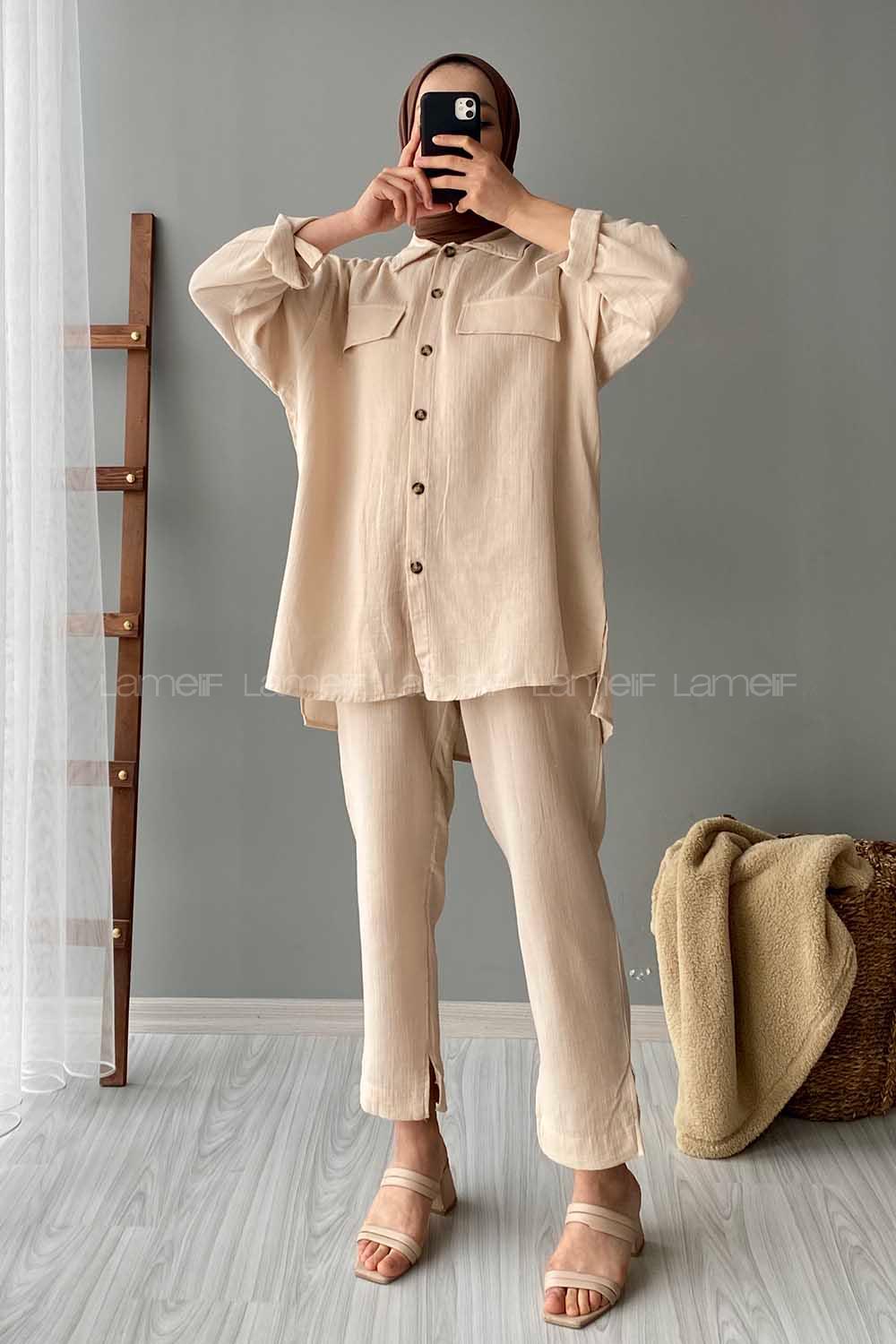 Modalamelif Kapak Cepli İkili Takım Taş