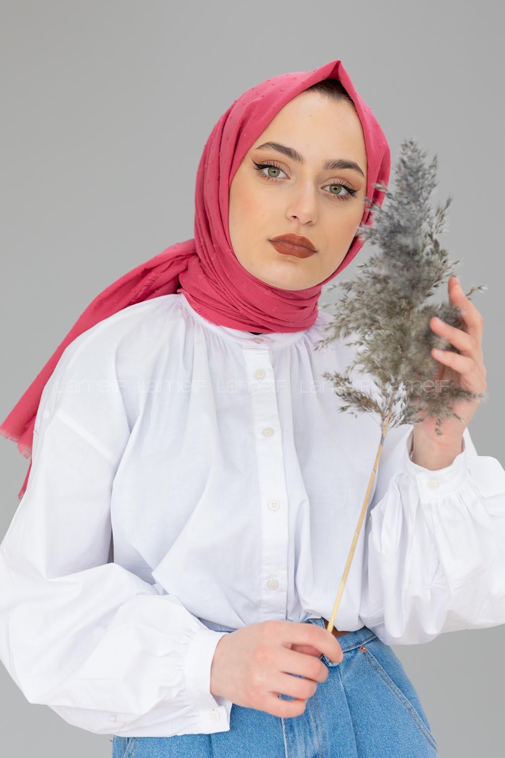 Modalamelif Fuşya Pıtpıt Şal