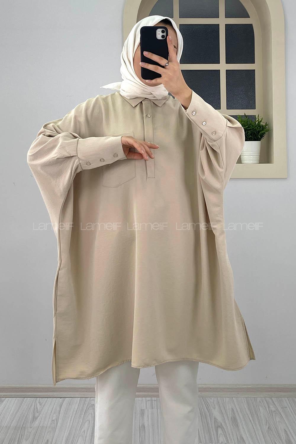 Modalamelif Tek Cepli Linda Gömlek Taş